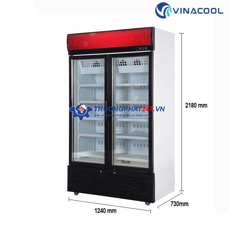 kích thước tủ đông lạnh trưng bày thực phẩm